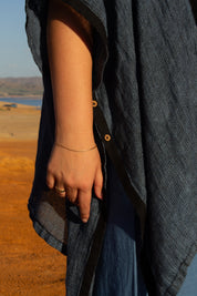 Badesi Jacket - Black + Azure Mesh