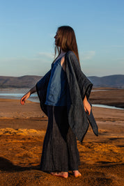 Badesi Jacket - Black + Azure Mesh