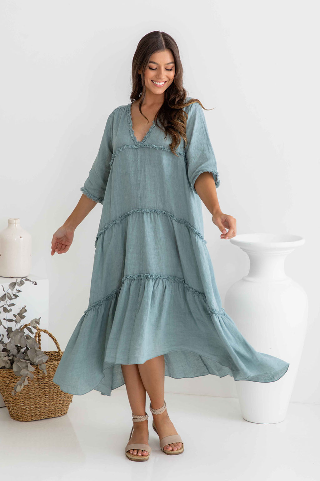Emily Dress - Blue Tutto Bello Emily Dress - Blue Tutto Bello