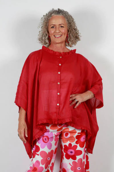 Delphi Shirt - Raspberry