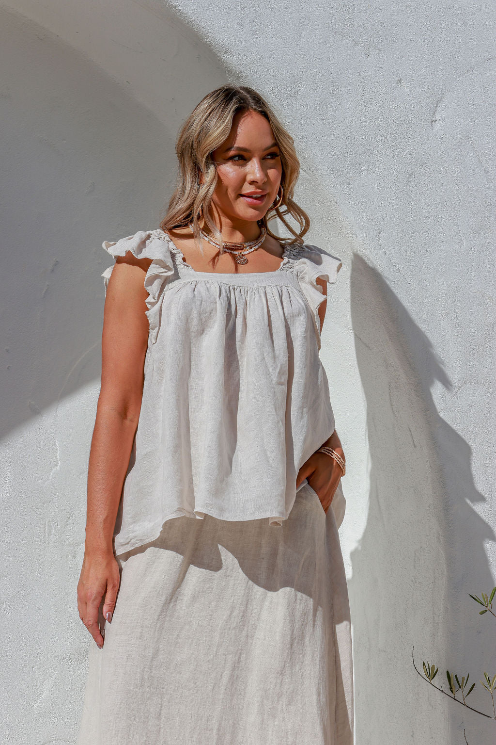 Empatica Linen Top - Black