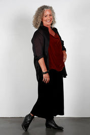 Iris Velvet Skirt