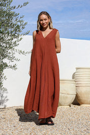 Essente Linen Dress - Coco