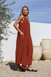 Essente Linen Dress - Coco