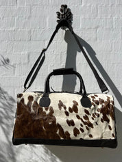 Cowhide Duffle Bag - Chocolate 2