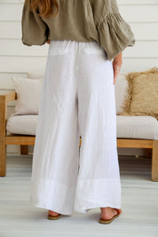 Adottato Linen Pants - White