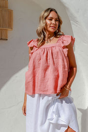 Empatica Linen Top - Rose