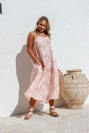 Sole Linen Dress - White