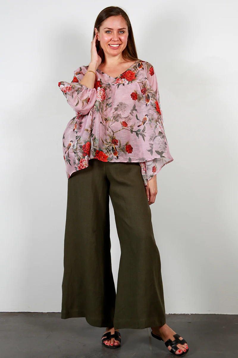 Molly Shirt - Musk Floral