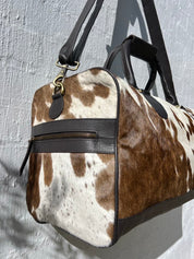 Cowhide Duffle Bag - Chocolate 2
