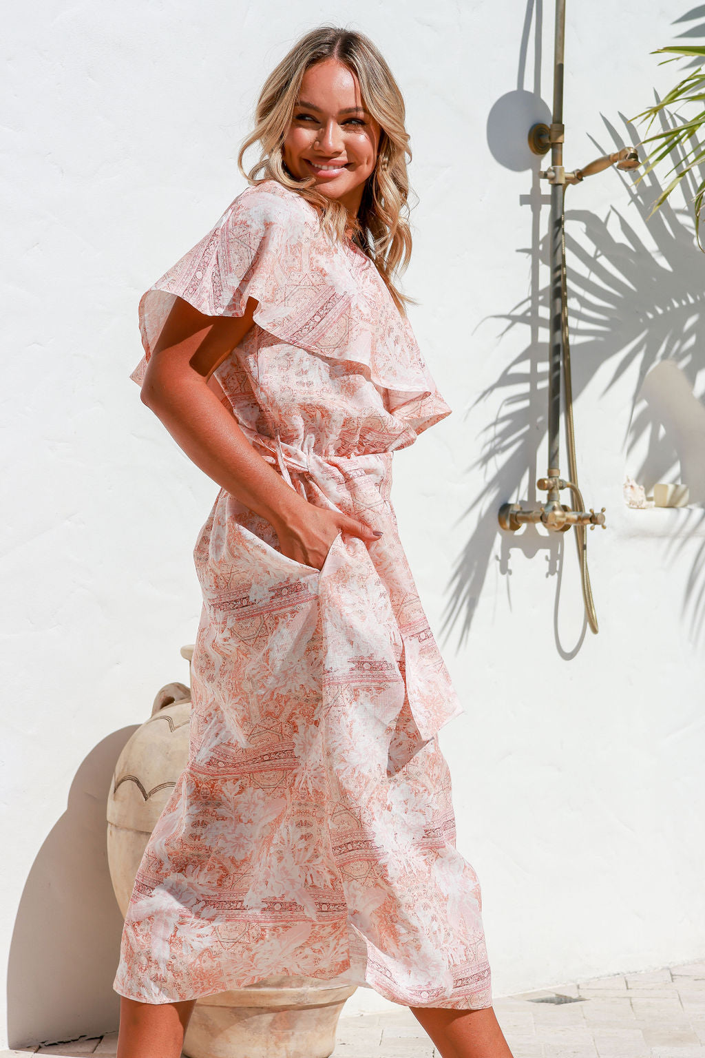 Simpatica Linen Dress - Black