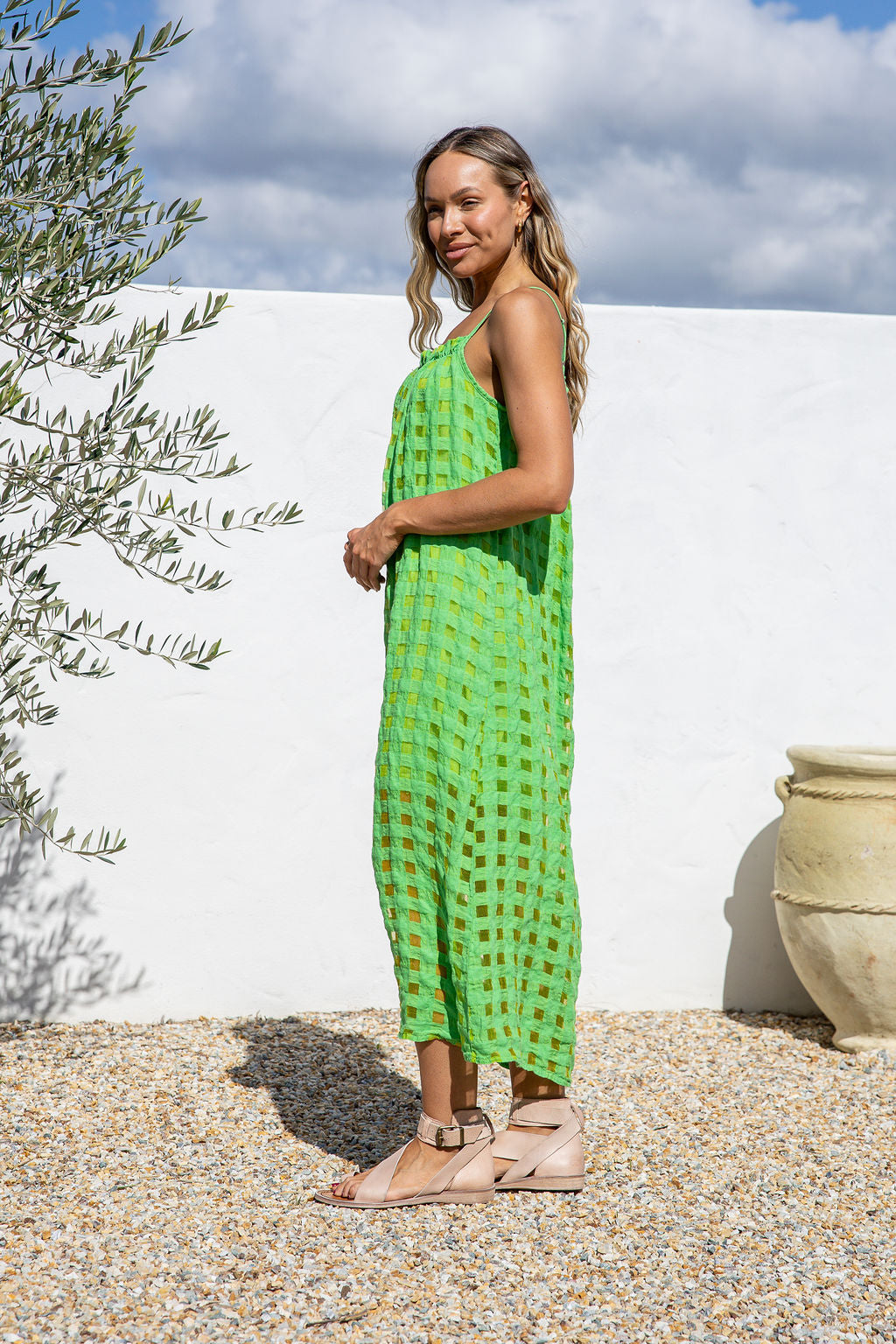 Fluire Dress - Verde
