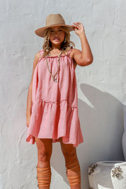 Buona Linen Dress - White