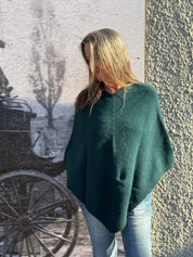 Possum/Merino Poncho - Tasman