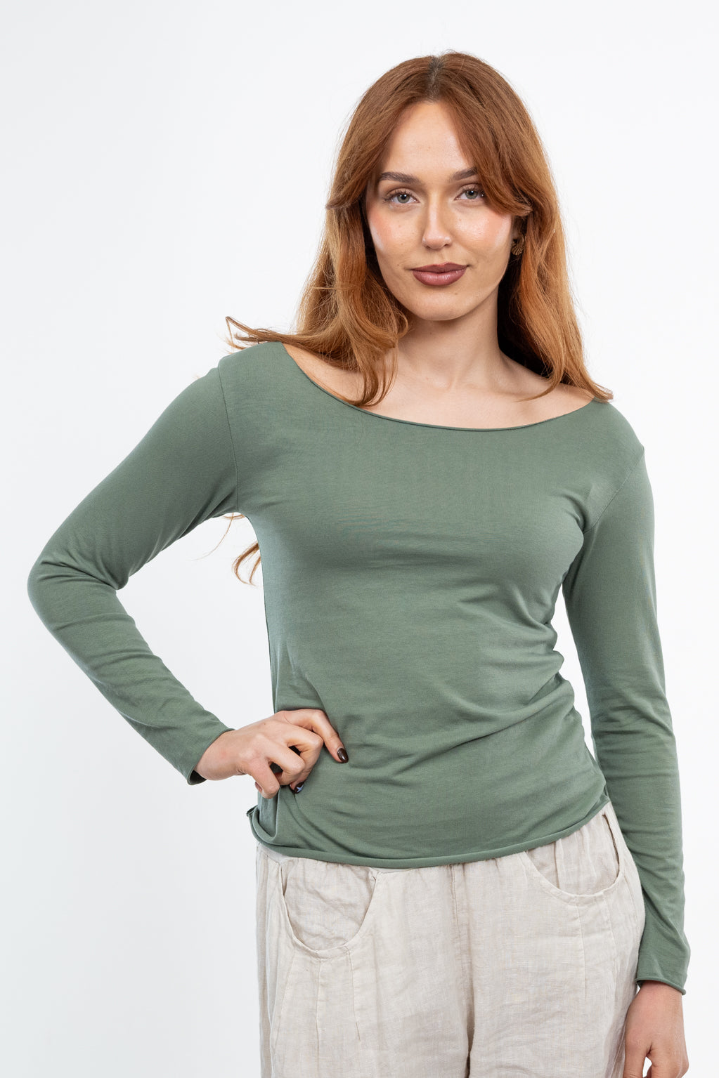 The Basic Top - Khaki