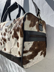 Cowhide Duffle Bag - Chocolate 2