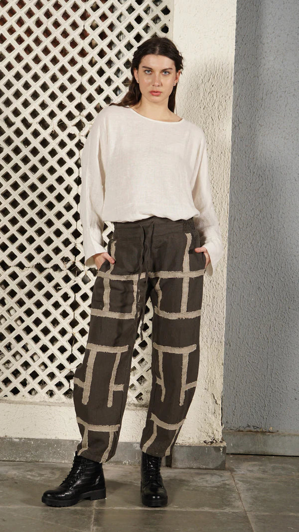 Benton Linen Blend Pants - Khaki