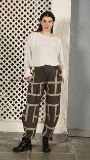 Benton Linen Blend Pants - Khaki