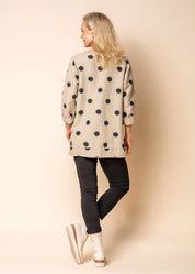 Charity Linen Blend Top - Latte