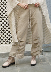 Polaris Linen Blend Pant - Latte