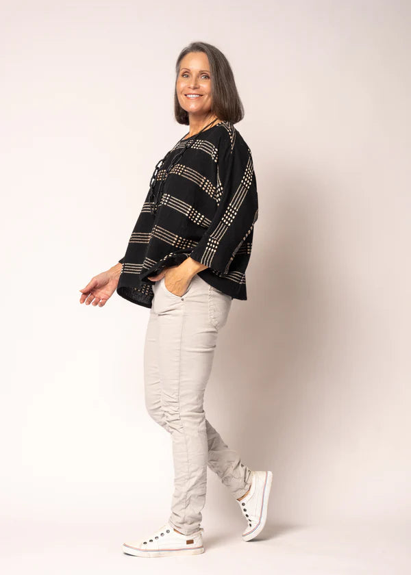 Malibu Cotton Top - Onyx