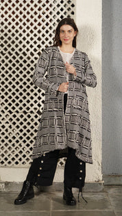 Akiro Linen Blend Jacket - Onyx
