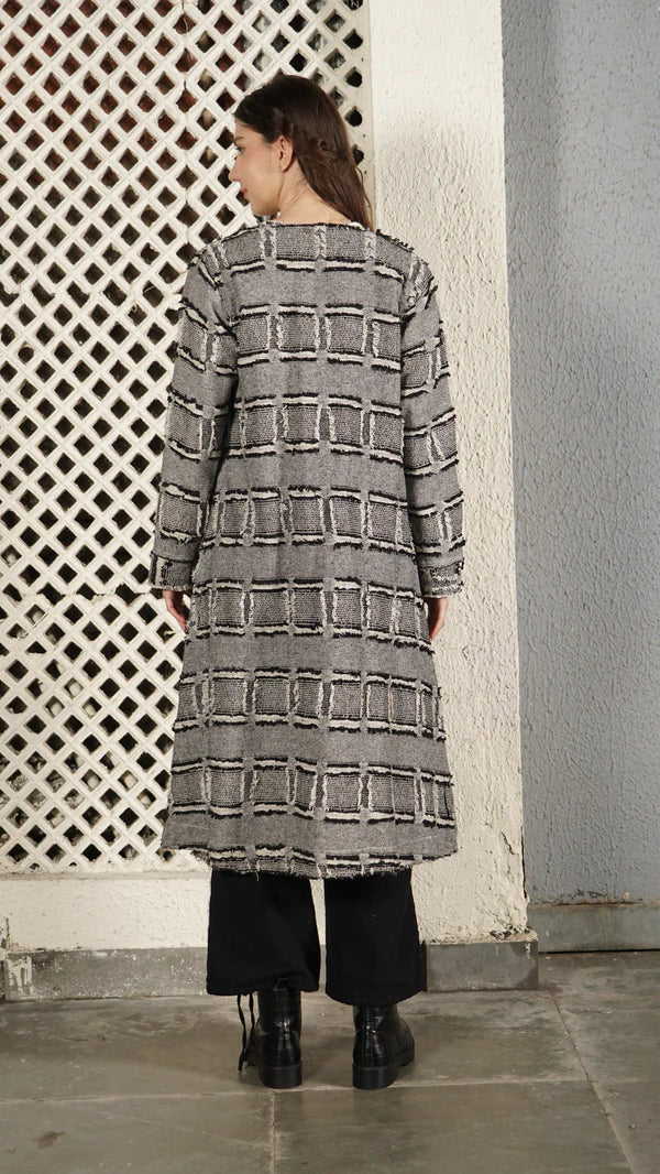 Akiro Linen Blend Jacket - Onyx