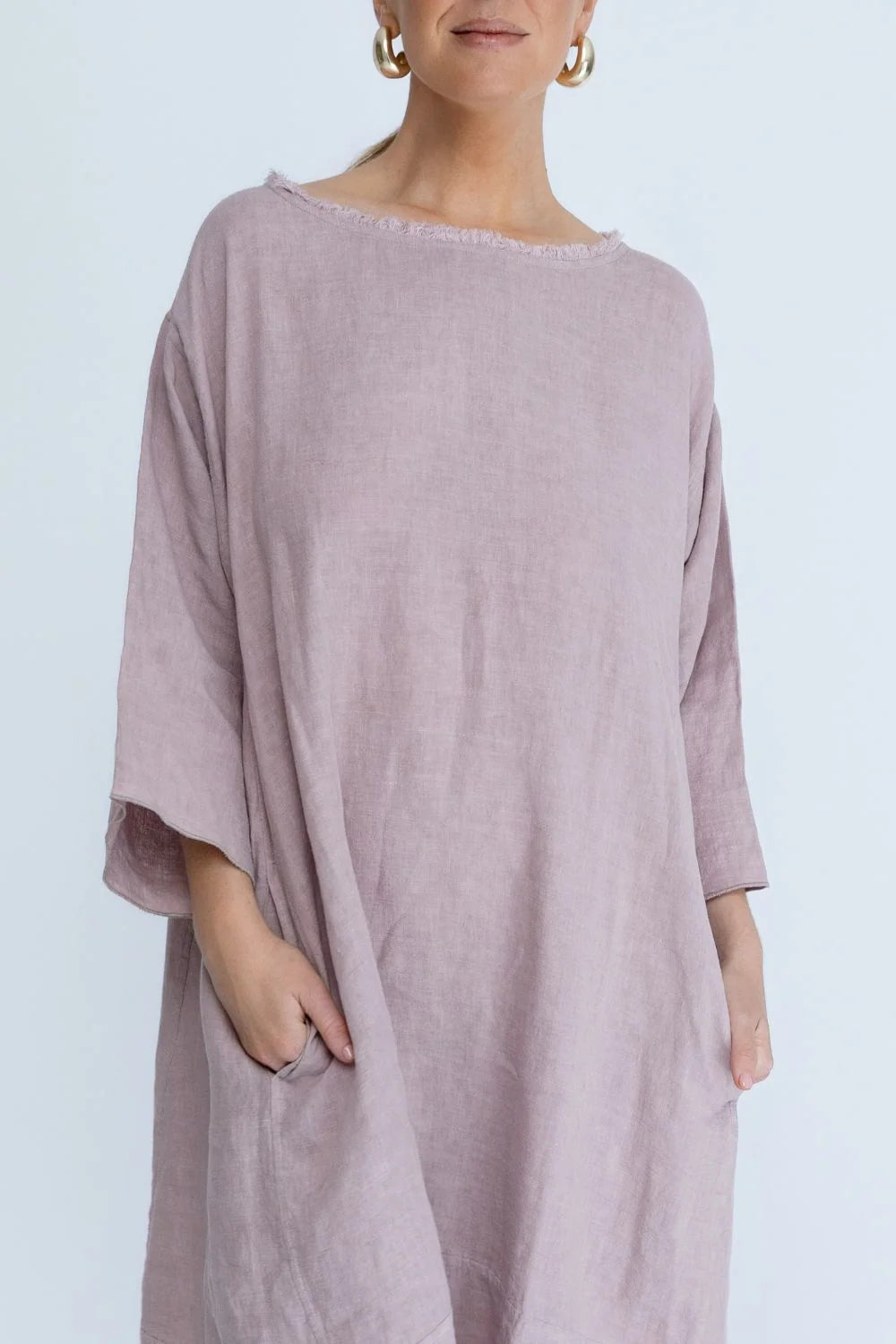 Eadie Malle Linen Dress - Lilac
