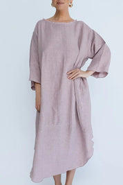 Eadie Malle Linen Dress - Lilac