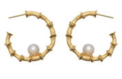 Bamboo Hoop Large - Gold