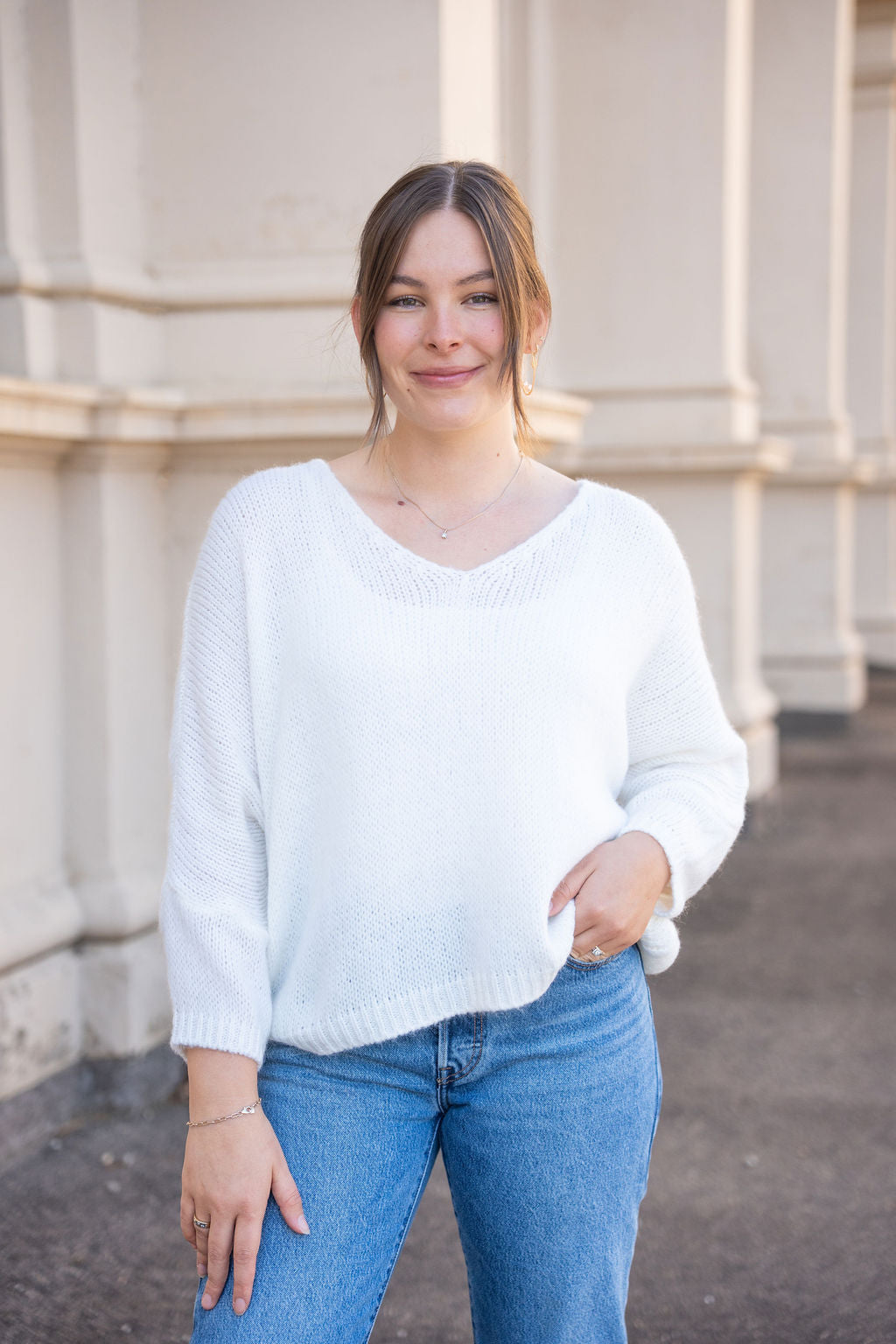 Daria Jumper - White