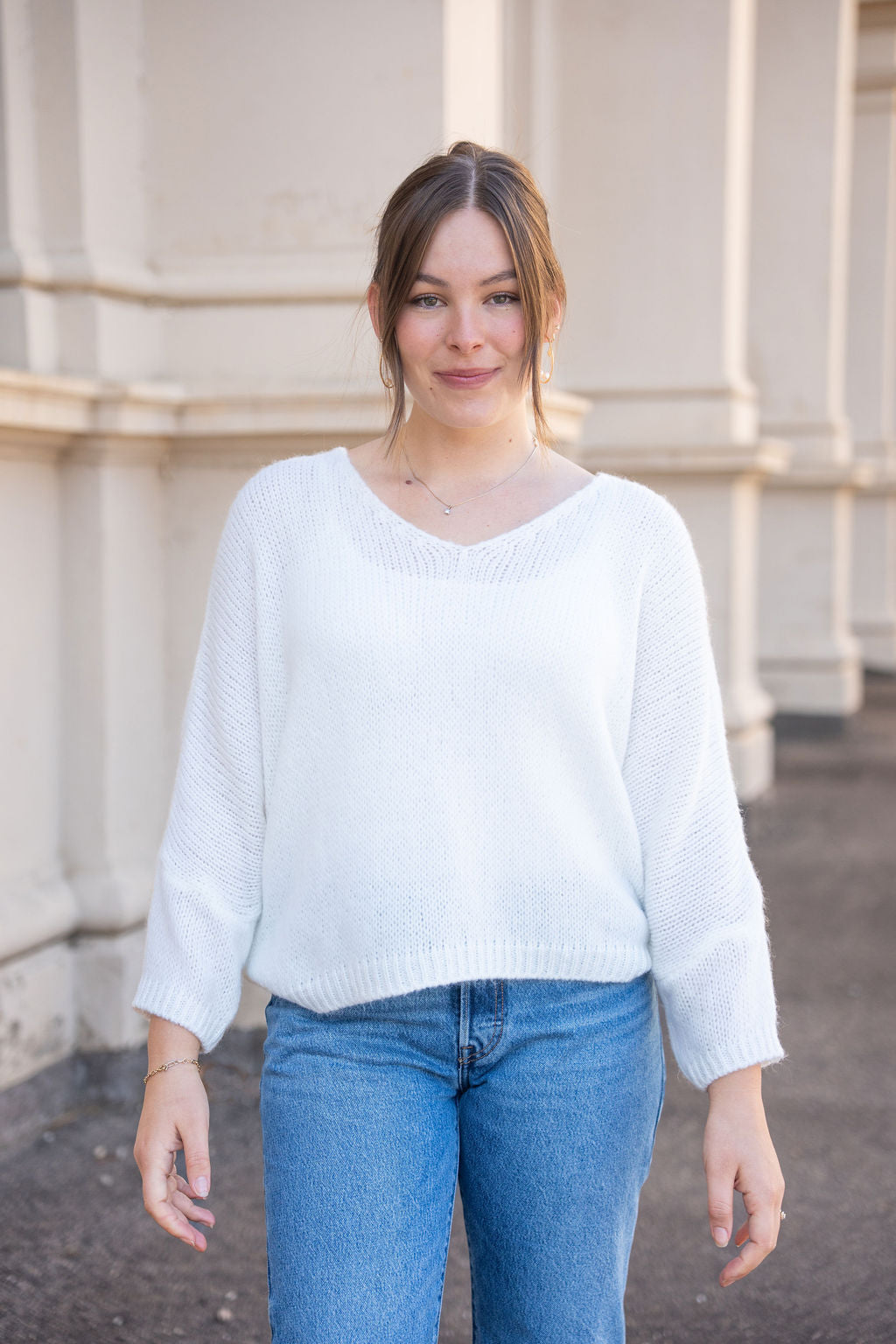 Daria Jumper - White