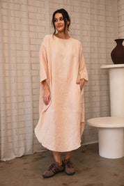Eadie Malle Linen Dress - Blush