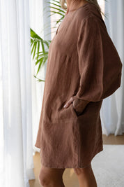 Fundamental Linen Ease Dress - Clay