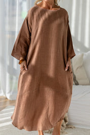 Eadie Malle Linen Dress - Clay