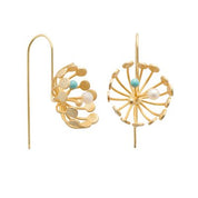 Spider Lilly Hook Earrings