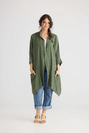 Harper Lee Linen jacket - Khaki