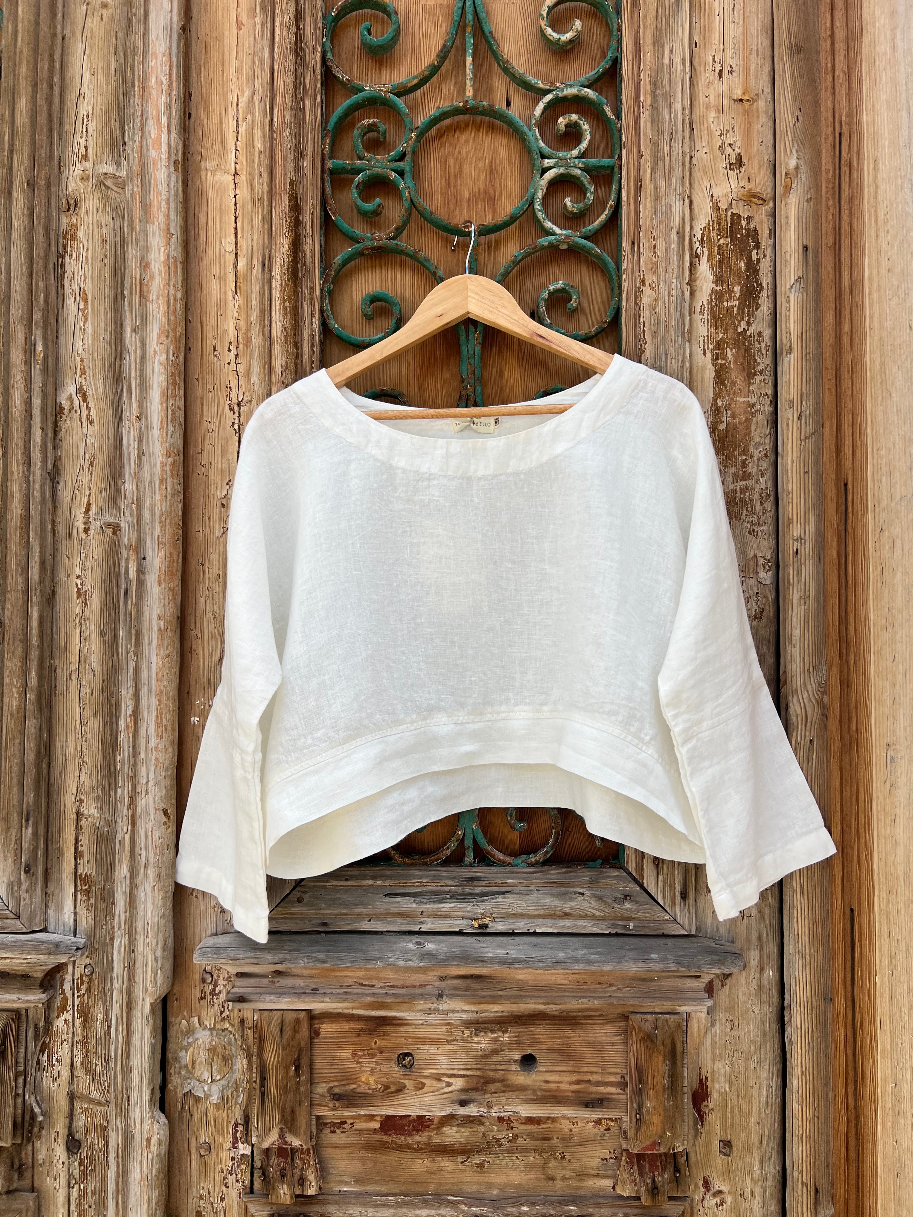 Monti Top - Ivory Linen