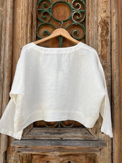 Monti Top - Ivory Linen