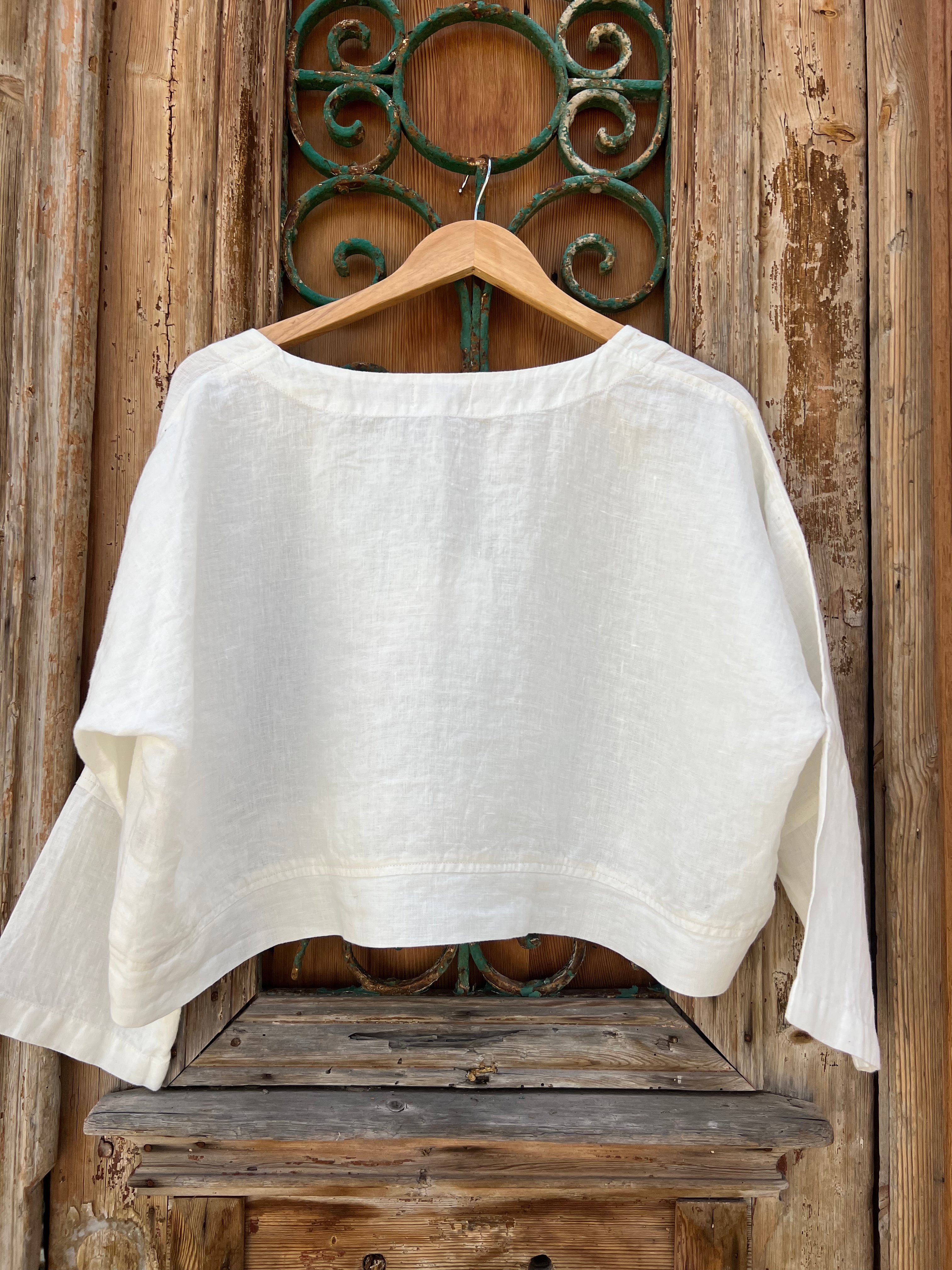 Monti Top - Ivory Linen