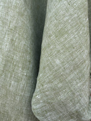 Olbia Top - Chambray Green Linen