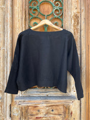 Monti Top - Black Linen