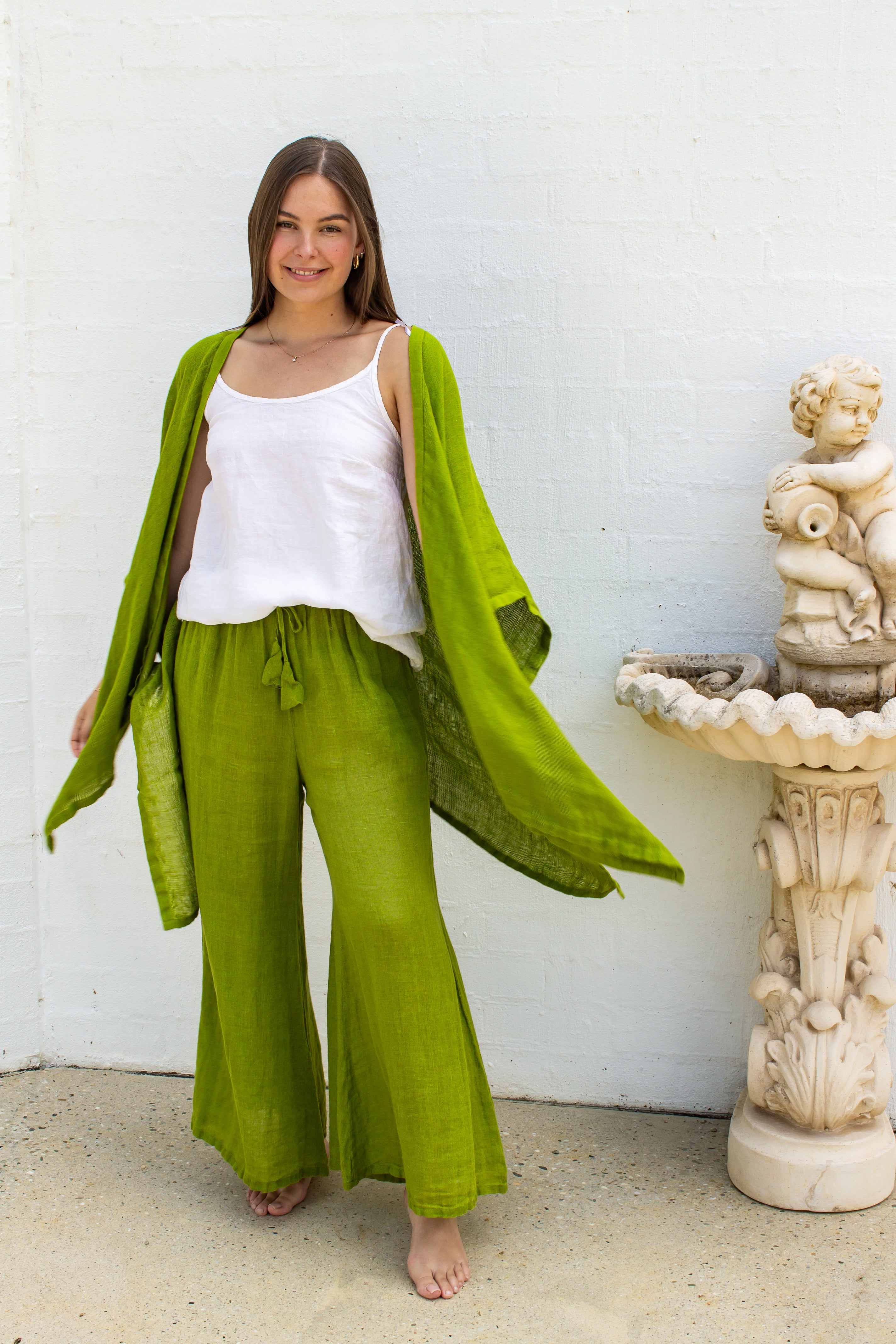 Badesi Jacket - Moss Green Mesh