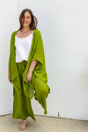 Badesi Jacket - Moss Green Mesh
