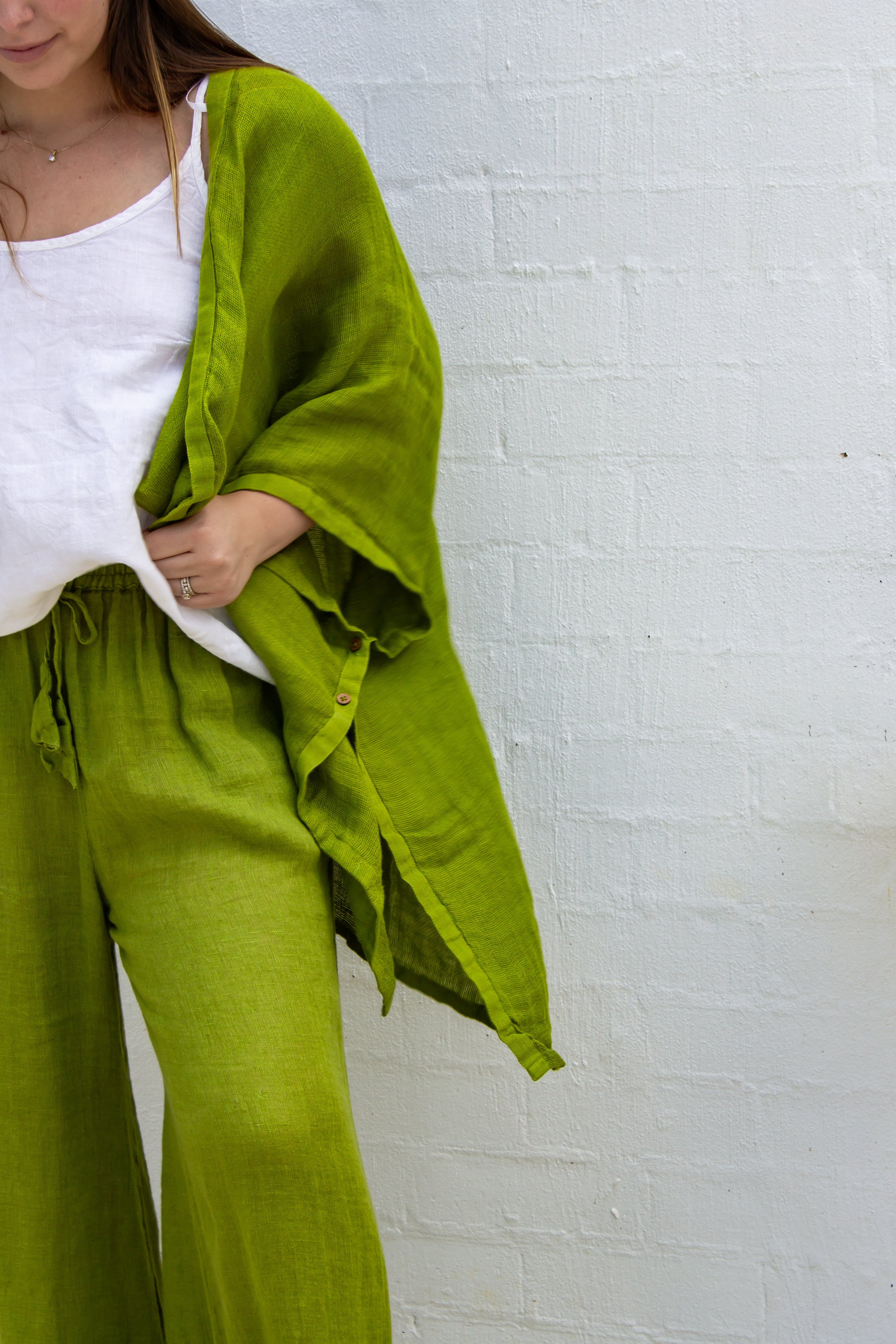 Badesi Jacket - Moss Green Mesh