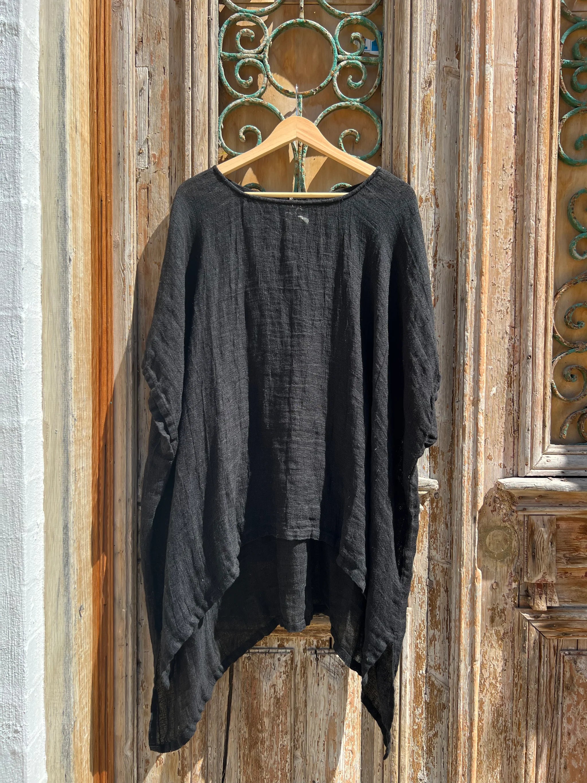 Palau Top - Black Mesh