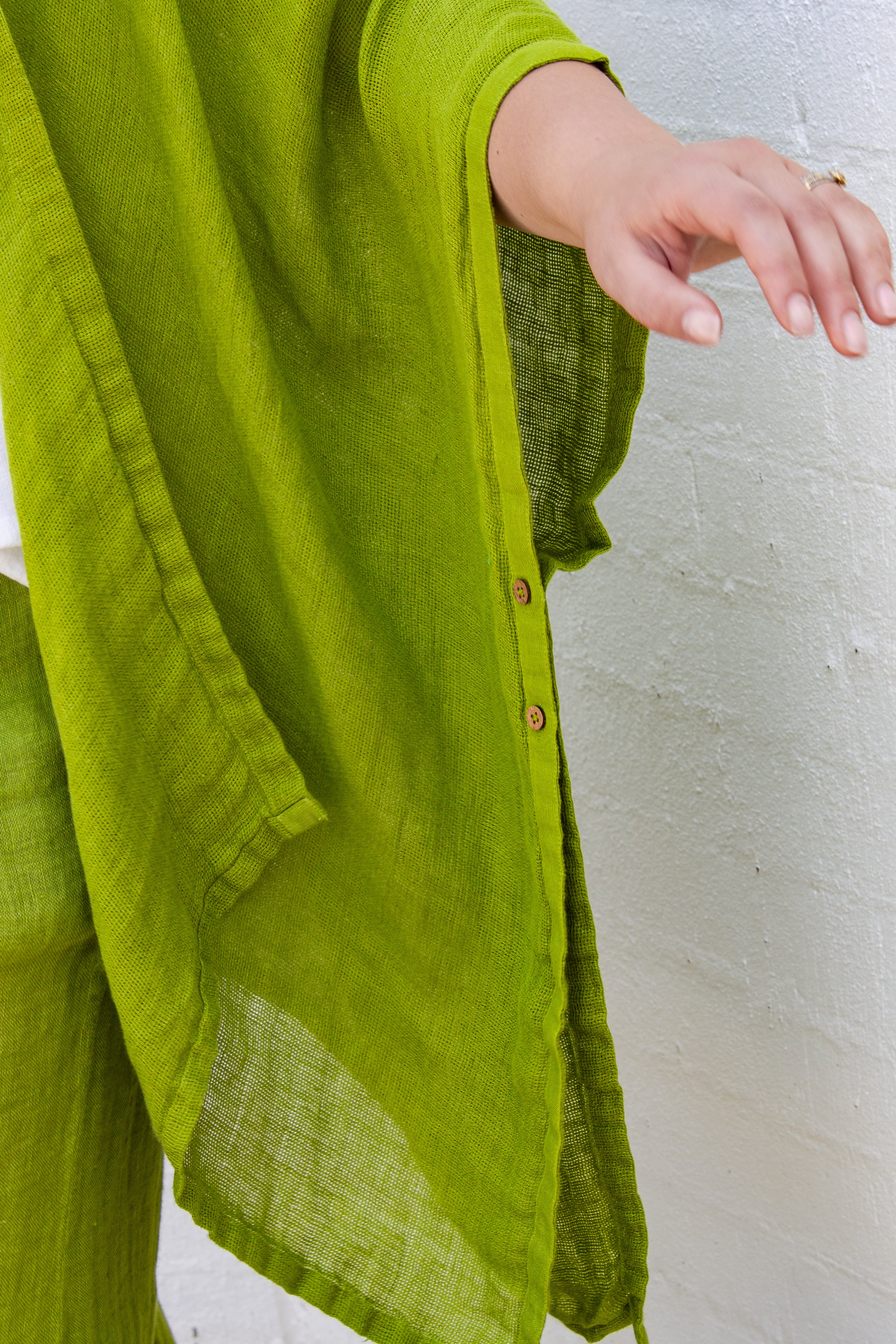 Badesi Jacket - Moss Green Mesh