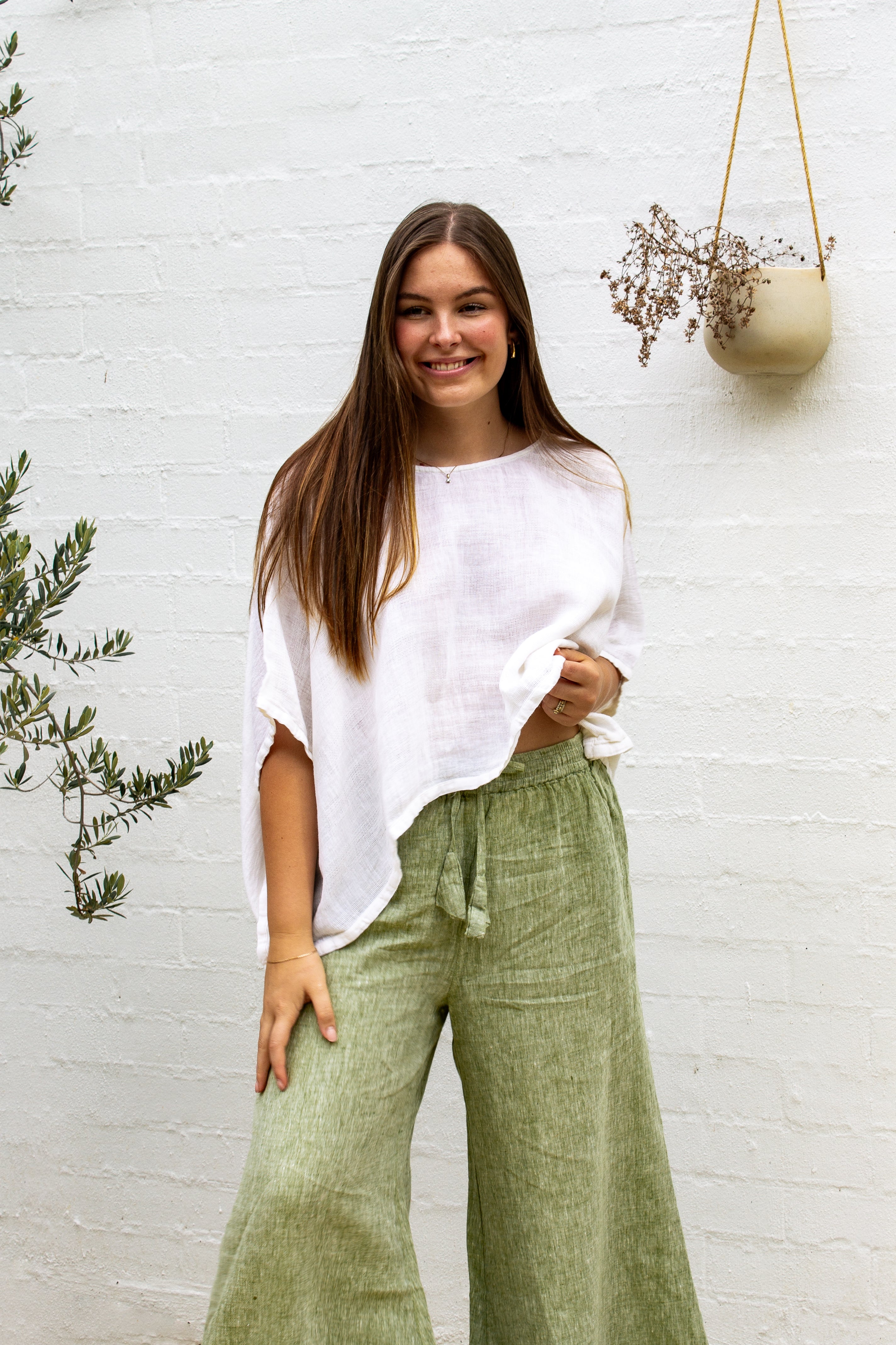 Anela Top - Ivory Combo