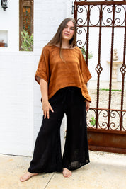Anela Top - Rust Combo
