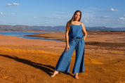 Alghero Pants  - Azure Linen